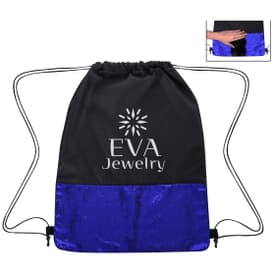 Flip Sequin Drawstring Bag
