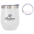12 oz wine glass and lid