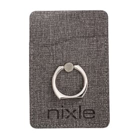 Leeman™ RFID Phone Pocket with Metal Ring Phone Stand