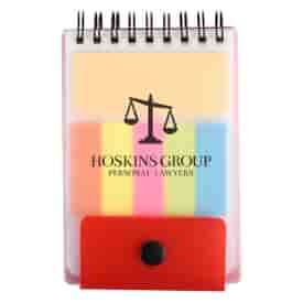 Spiral Jotter With Adhesive Notes & Flags