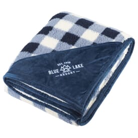 Field & Co.® Double Sided Plaid Sherpa Blanket