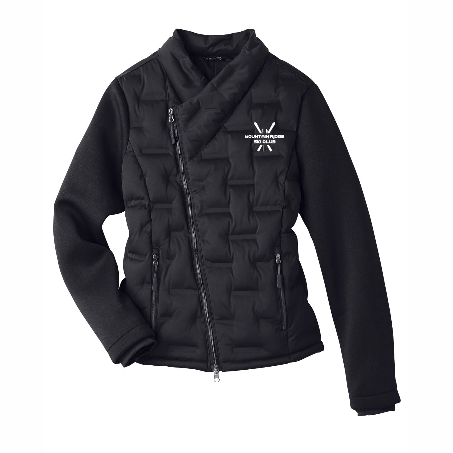 Ladies' North End® Pioneer Hybrid Bomber Jacket