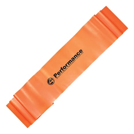 Orange exerise stretch band
