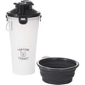 Bone Appetit Dual Pet Food Carrier with Bowls