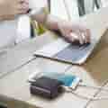 Charger in use