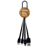 Bamboo Clip 3 in 1 Charging Cable