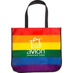 Large Rainbow Laminated Tote