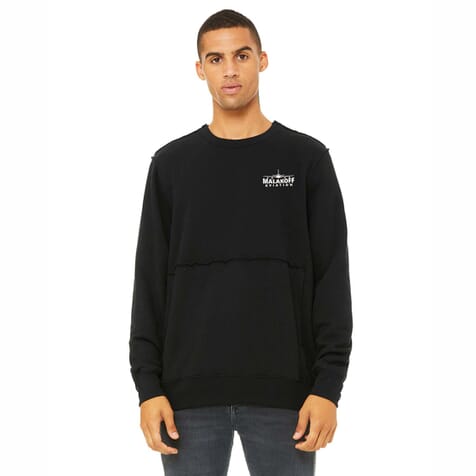 Bella + Canvas Unisex Raw Seam Crewneck Pullover