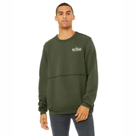 Bella + Canvas® Unisex Raw Seam Crewneck Pullover