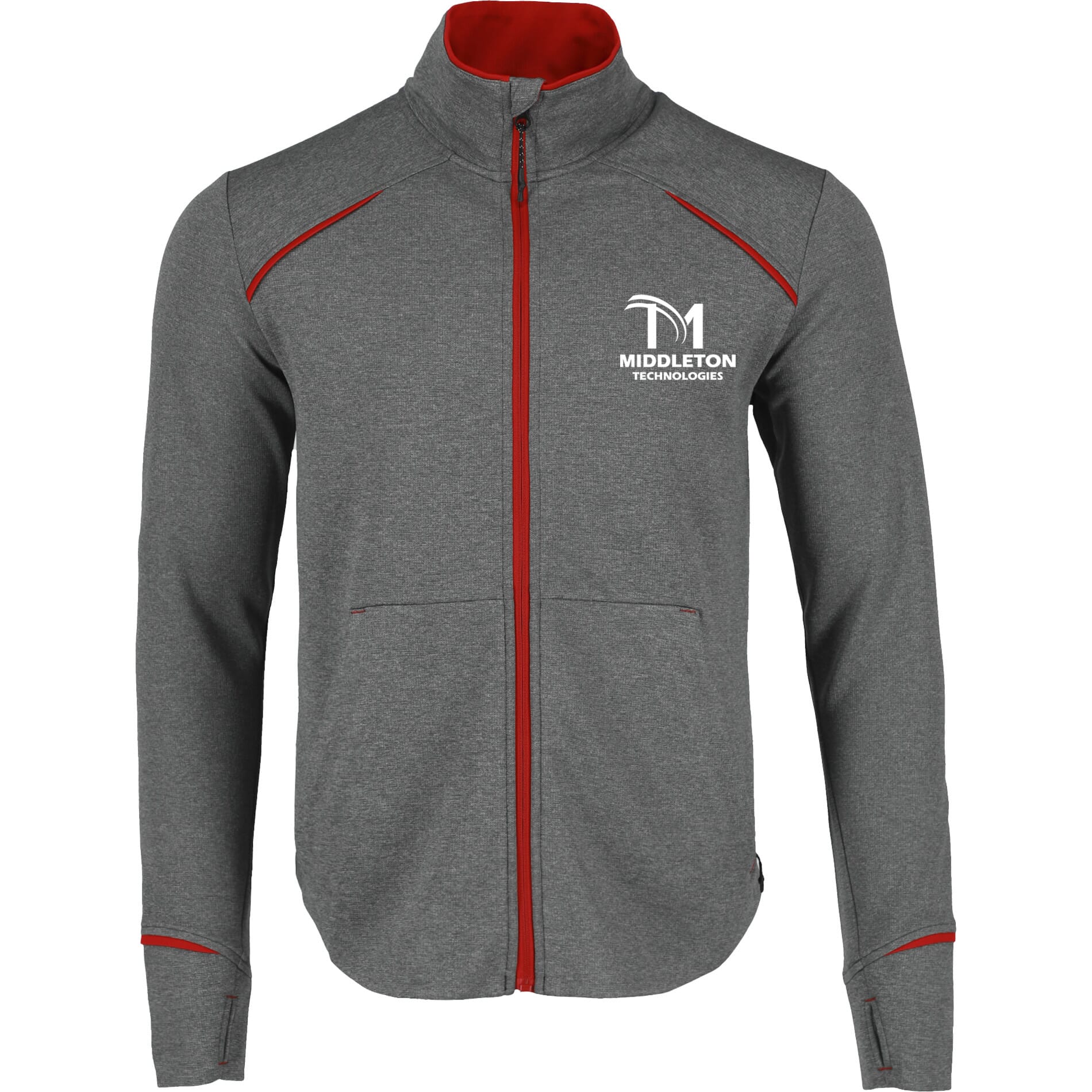 RED/HEATHER CHARCOAL