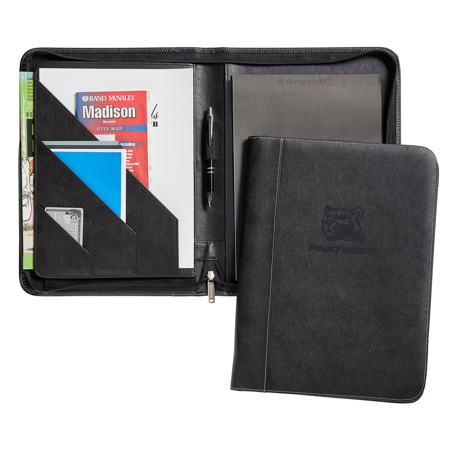 Madison Zippered Padfolio