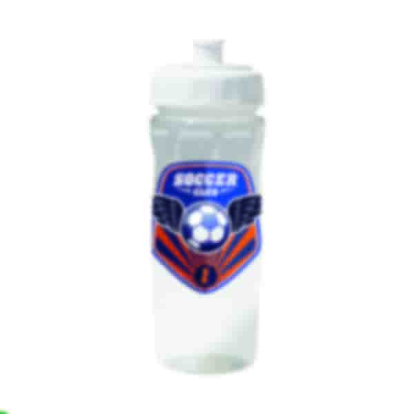 18 oz Poly-Saver PET Bottle with Push 'N Pull Cap - Full Color Digital
