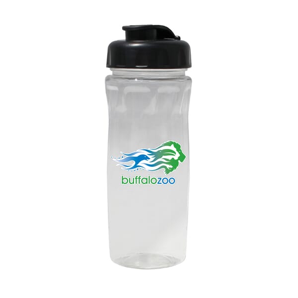 18 oz Poly-Saver PET Bottle with Flip Top Cap- Full Color Digital