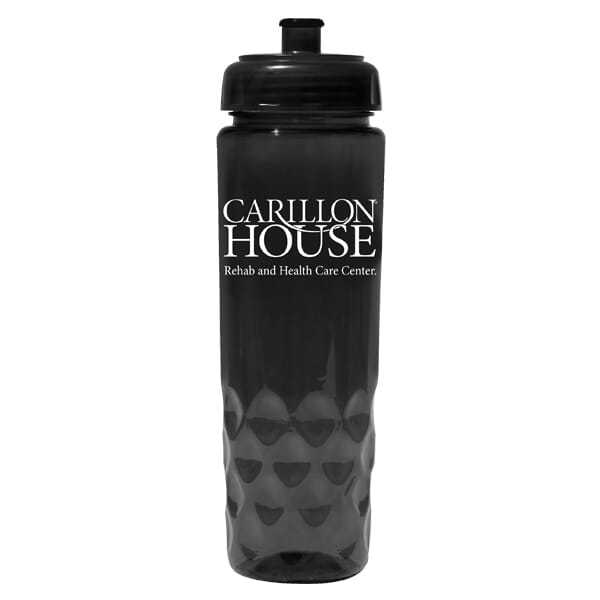 24 oz Poly-Saver PET Bottle with Push 'N Pull Cap
