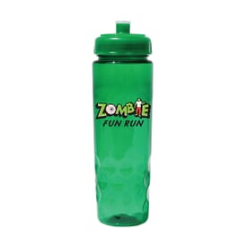 24 oz Poly-Saver PET Bottle with Push 'N Pull Cap- Full Color Digital