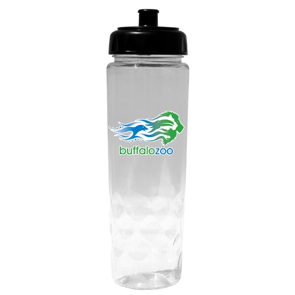 24 oz Poly-Saver PET Bottle with Push 'N Pull Cap- Full Color Digital