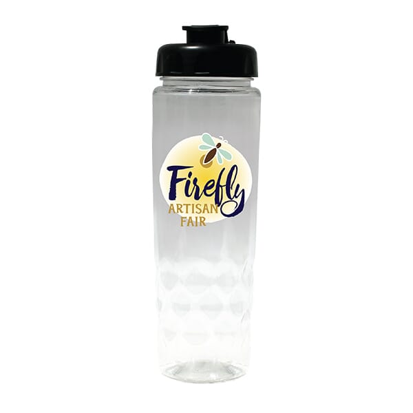 24 oz Poly-Saver PET Bottle with Flip Top Cap- Full Color Digital