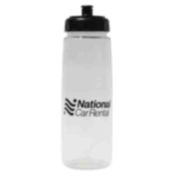 30 oz Poly-Saver PET Bottle with Push 'N Pull Cap