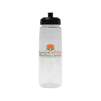 30 oz Poly-Saver PET Bottle with Push 'N Pull Cap- Full Color Digital