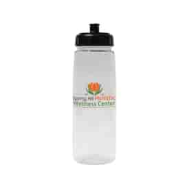 30 oz Poly-Saver PET Bottle with Push 'N Pull Cap- Full Color Digital