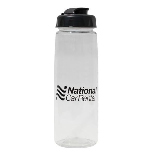 30 oz Poly-Saver PET Bottle with Flip Top Cap