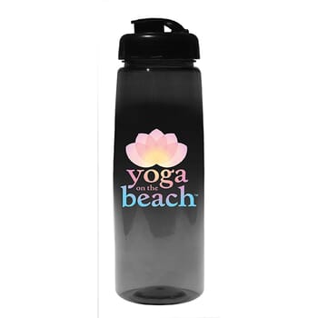 30 oz Poly-Saver PET Bottle with Flip Top Cap - Full Color Digital
