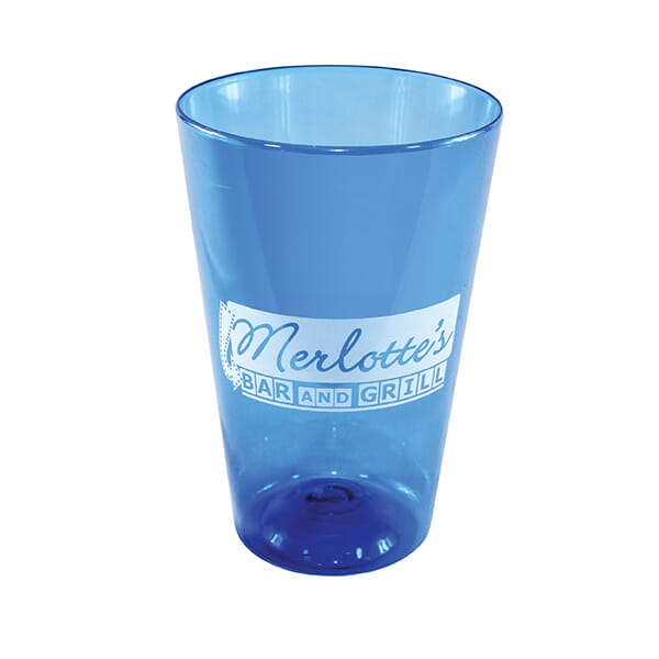 16 oz Plastic Pint Glass