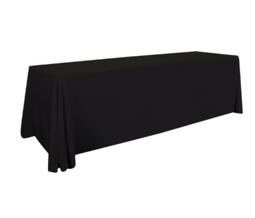 8 ft Stain-Resistant 4-Sided Table Throw (Unimprinted)