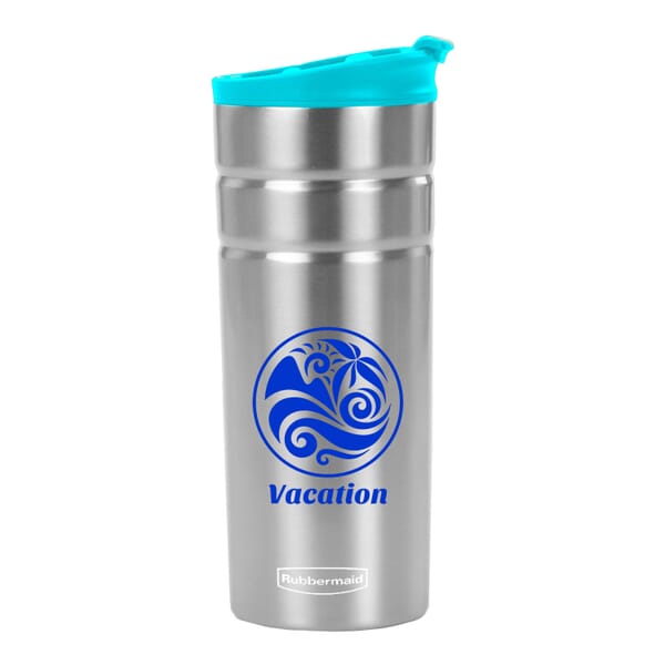 16 oz Rubbermaid® Flip Lid Stainless Steel Thermal Bottle