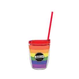 12 oz Made in the USA Tumbler w/Lid & Straw