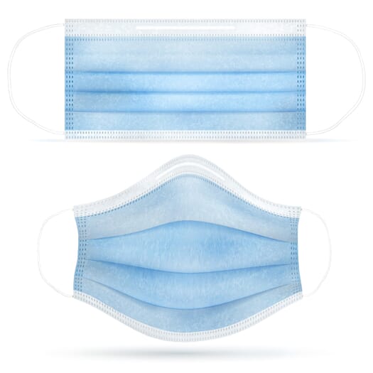Standard Breathable and Disposable Cloth Face Masks - Low Quantity Choice