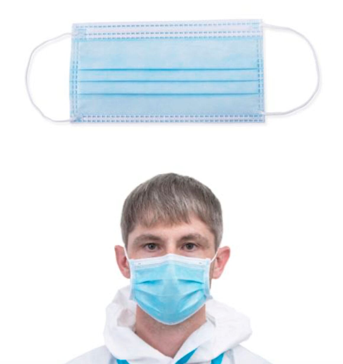 3 Ply with Ear Loop Mask
