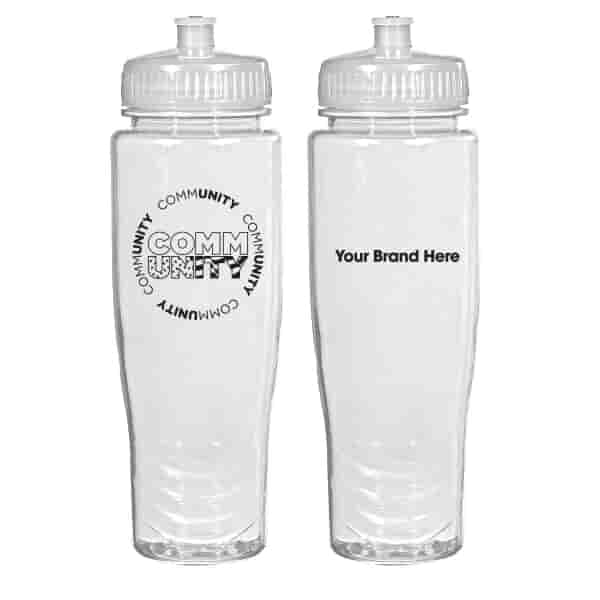 28 oz Poly-Clean™ Plastic Bottle - Community