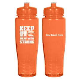 28 oz Poly-Clean™ Plastic Bottle - Keep US Strong
