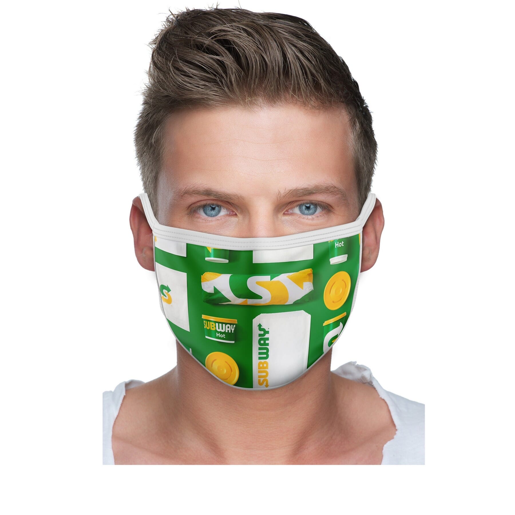 Fully customized 4-ply face mask