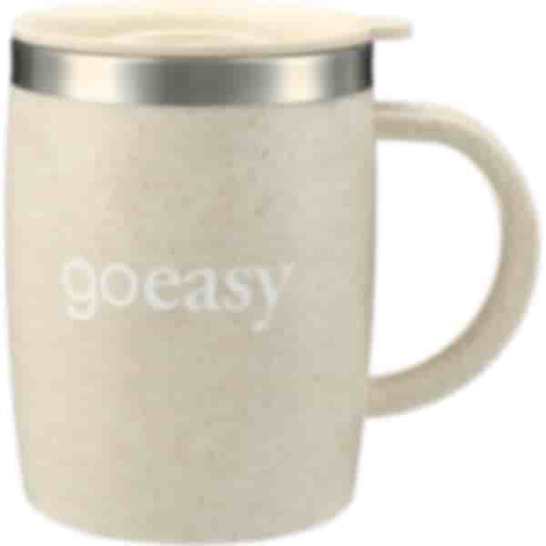 14 oz Dagon Wheat Straw Mug with Stainless Liner