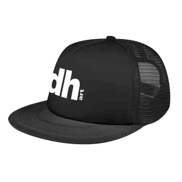 Flat Bill Trucker Cap