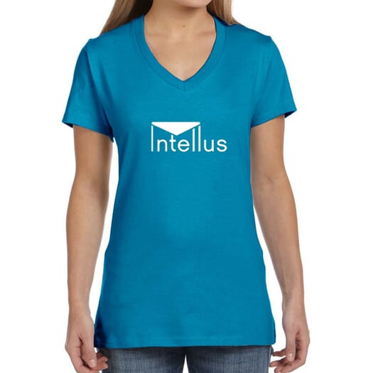 Ladies' Hanes® Nano-T® Cotton V-Neck T-Shirt