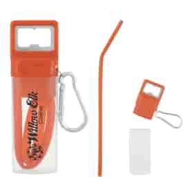 Pop and Sip Bottle Opener Straw Kit