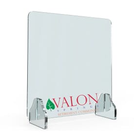 30&quot;W x 36&quot;H Health Guard Shield with Feet