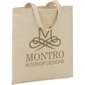 Angled view of tote