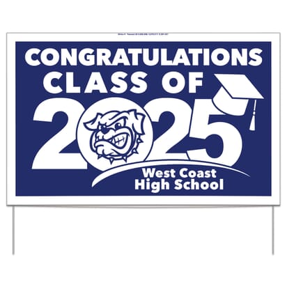 14 1/2 x 23 Double-Sided Yard Signs