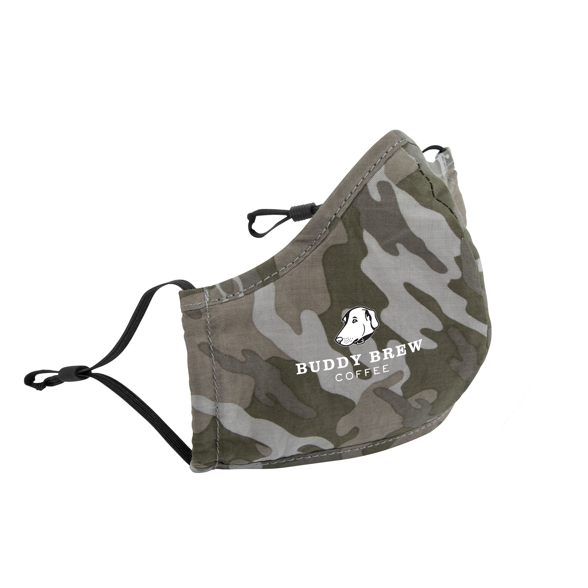 Reusable face mask with adjustable straps