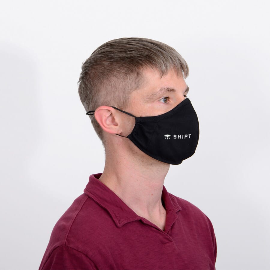 Starne 4Pcs Face Bandanas Transparent Visible Expression Heart Shaped Washable Reusable Durable Dustproof Anti Haze For Outdoor Activities