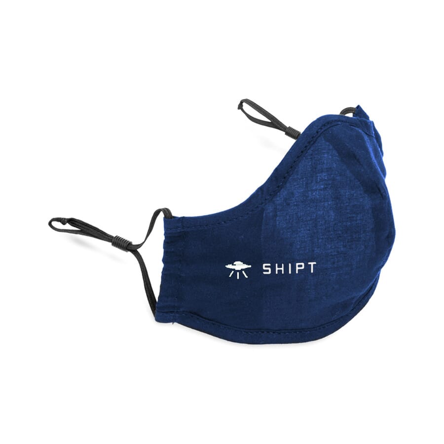 Navy blue resuable face mask