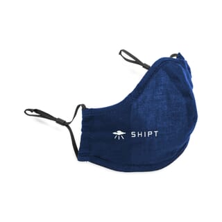 Navy blue reusable face mask
