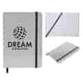 Notebook open and angled view