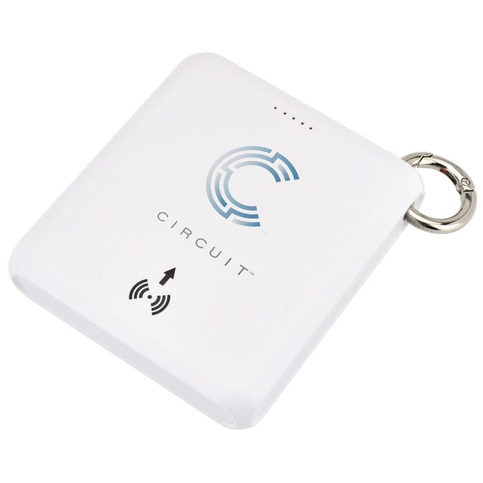 5000 mAh UL Cert O Ring Wireless Power Bank