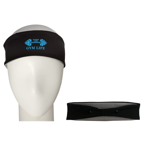 Cooling Headband with Mask Support