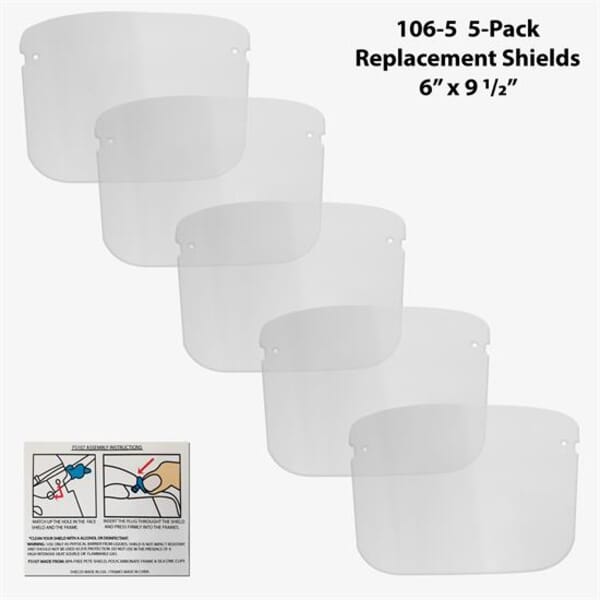 Replacement Shields- 5 Pack